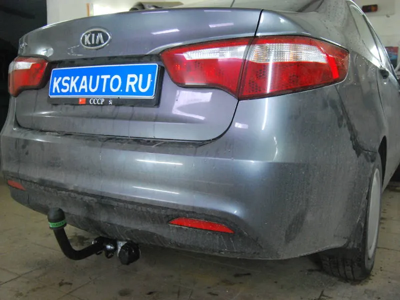 Фаркоп Лидер-Плюс для Kia Rio III седан 2011-2017. Артикул H219-A Фаркоп Лидер-Плюс для Kia Rio III седан 2011-2017. Артикул H219-A