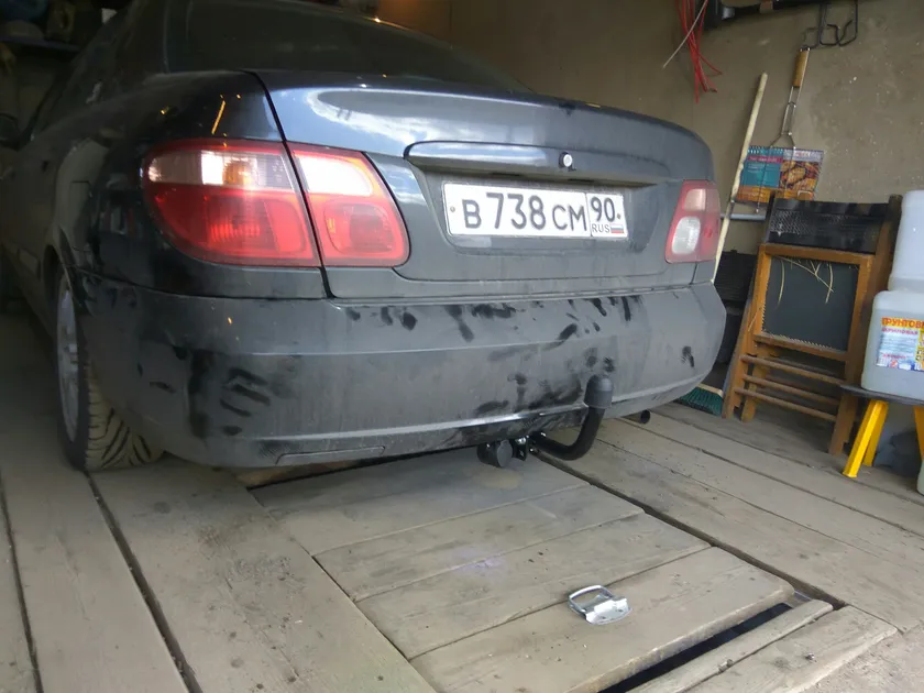 Фаркоп Лидер-Плюс для Nissan Almera N16 седан 2000-2006. Артикул N106-A Фаркоп Лидер-Плюс для Nissan Almera N16 седан 2000-2006. Артикул N106-A