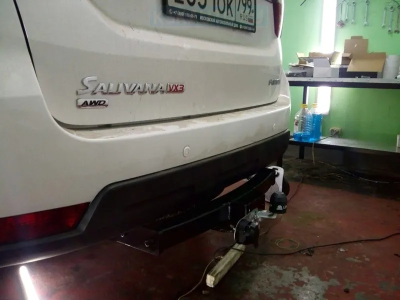 Фаркоп Лидер-Плюс для Toyota Fortuner I 2005-2015. Фланцевое крепление. Артикул T122-F Фаркоп Лидер-Плюс для Toyota Fortuner I 2005-2015. Фланцевое крепление. Артикул T122-F