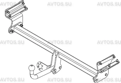 Фаркоп AvtoS для Nissan Qashqai II 2013-2025. Артикул NS 25