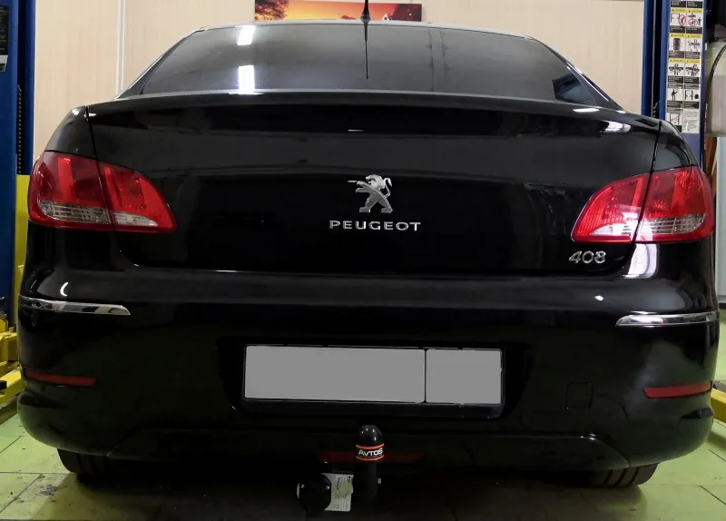 Фаркоп AvtoS для Peugeot 408 седан 2012-2025. Артикул PE 03