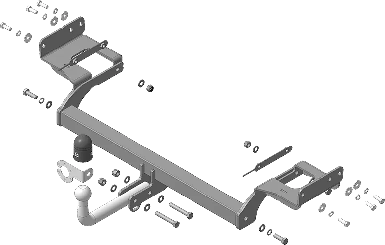 Фаркоп АвтоСтандарт оцинкованный для Kia Sportage IV рестайлинг 2018-2022. Оцинкованный шар. Артикул H106A Фаркоп АвтоСтандарт оцинкованный для Kia Sportage IV рестайлинг 2018-2022. Оцинкованный шар. Артикул H106A