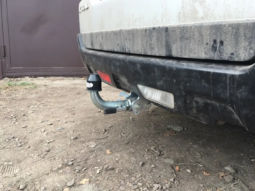 Фаркоп Galia оцинкованный для Nissan X-Trail T31 2007-2014. Быстросъемный крюк. Артикул N050C