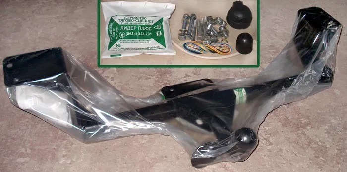 Фаркоп Tavials (Лидер-Плюс) (со съемным шаром) для ВАЗ 2110 1996-2008. Артикул T-VAZ-05A Фаркоп Tavials (Лидер-Плюс) (со съемным шаром) для ВАЗ 2110 1996-2008. Артикул T-VAZ-05A