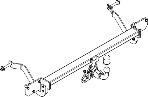Фаркоп Steinhof для Fiat Ducato 250 фургон, микроавтобус, в т.ч. L4/XL 2006-2025 Быстросъемный крюк. Артикул F-081