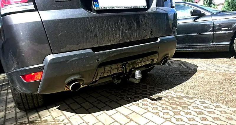 Фаркоп Steinhof для Land Rover Range Rover Sport II 2013-2025. Быстросъемный крюк. Артикул L-117