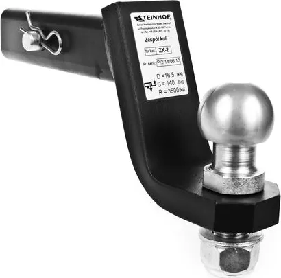 Фаркоп Steinhof под американский квадрат для Mercedes-Benz M-Класс (ML) W166 2011-2015. Артикул M-131