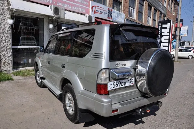 Фаркоп Oris (ранее Bosal) для Toyota Land Cruiser Prado 90 1996-2002. Фланцевое крепление. Артикул 3022-F