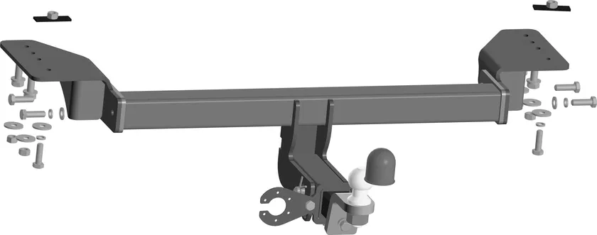 Фаркоп Oris (ранее Bosal) под американский квадрат для Haval F7 II 2024-2025. Артикул 3332-E