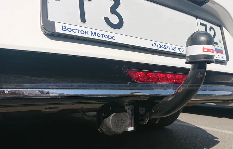 Фаркоп Oris (ранее Bosal) для Hyundai Sonata VII рестайлинг 2017-2019. Артикул 4266-A