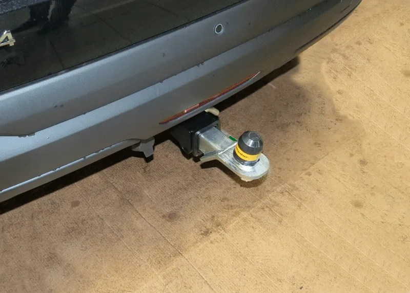 Фаркоп Мотодор оцинкованный для Chery Tiggo 4 I рестайлинг 2 2024-2025. Американский квадрат.. Артикул 99023-E