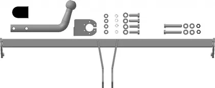 Фаркоп Мотодор для Skoda Rapid 2012-2025. Артикул 92301-A