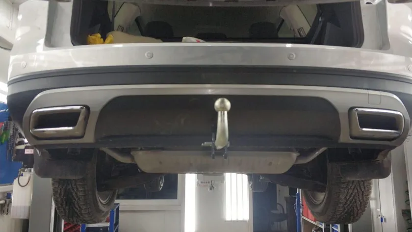 Фаркоп Мотодор для Volkswagen Terramont 2017-2025. Артикул 92708-A Фаркоп Мотодор для Volkswagen Terramont 2017-2025. Артикул 92708-A