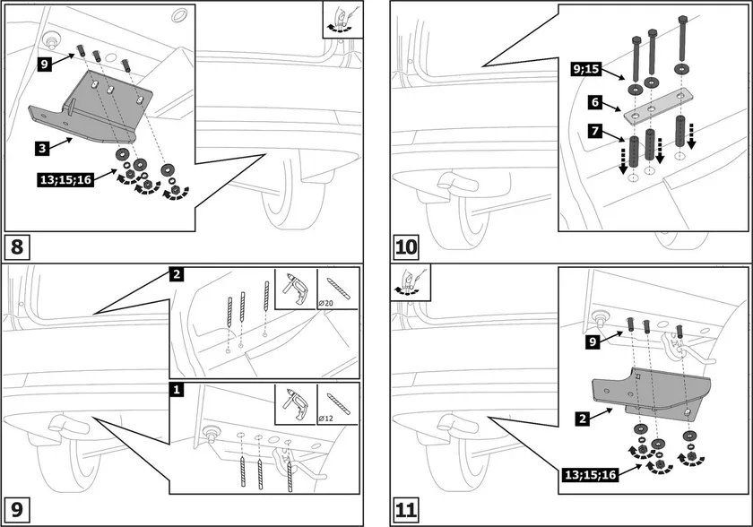 Фаркоп Berg для Chevrolet Lacetti универсал 2004-2013. Артикул F.1012.001 Фаркоп Berg для Chevrolet Lacetti универсал 2004-2013. Артикул F.1012.001