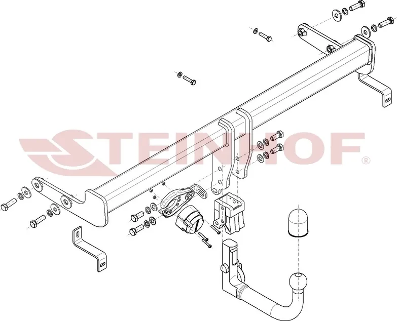 Фаркоп Steinhof для Hyundai Tucson III рестайлинг 2WD/4WD 2018-2021. Быстросъемный крюк. Артикул K-084 Фаркоп Steinhof для Hyundai Tucson III рестайлинг 2WD/4WD 2018-2021. Быстросъемный крюк. Артикул K-084
