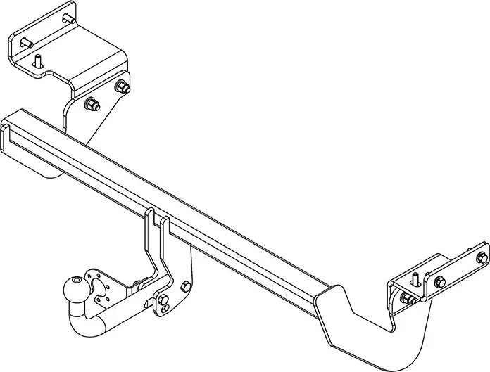 Фаркоп AvtoS для Kia Ceed II универсал 2012-2018. Артикул KI 26 Фаркоп AvtoS для Kia Ceed II универсал 2012-2018. Артикул KI 26