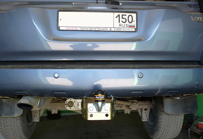 Фаркоп AvtoS для Toyota Land Cruiser 200 2007-2021. Фланцевое крепление. Артикул TY 25