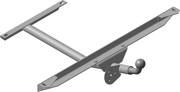 Фаркоп AvtoS (разборный) для ВАЗ 2108 1984-2005. Артикул VAZ-08