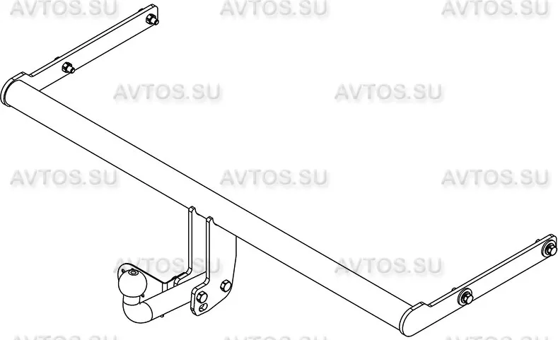 Фаркоп AvtoS для Volkswagen Polo V седан 2009-2020. Артикул VW 33 Фаркоп AvtoS для Volkswagen Polo V седан 2009-2020. Артикул VW 33