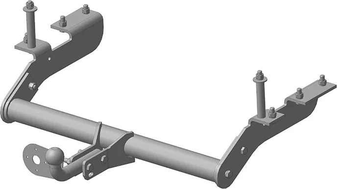Фаркоп AvtoS для ГАЗ Баргузин 2217 2010-2025 кроме 4х4. Артикул GAZ-09