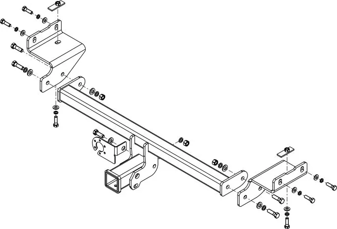 Фаркоп AvtoS (без шара в комплекте) для Hyundai Creta I 2016-2021. Артикул HY 29B Фаркоп AvtoS (без шара в комплекте) для Hyundai Creta I 2016-2021. Артикул HY 29B