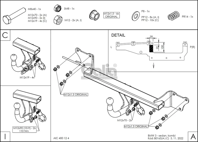Фаркоп Galia оцинкованный для BMW 3-серия E90/91 седан, универсал, купе 2005-2011. Артикул B016A Фаркоп Galia оцинкованный для BMW 3-серия E90/91 седан, универсал, купе 2005-2011. Артикул B016A