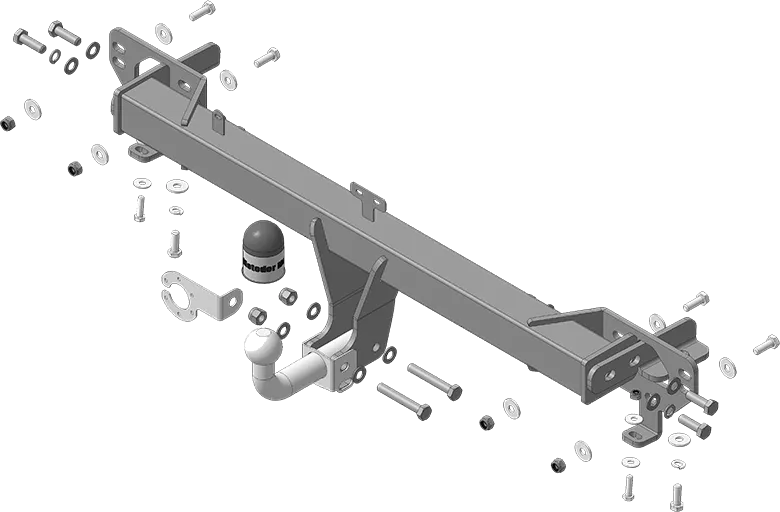 Фаркоп Мотодор для Chery Tiggo 8, Tiggo 8 Pro 2019-2025. Артикул 99005-A