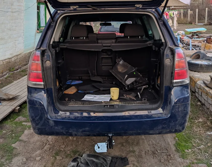 Фаркоп Лидер-Плюс для Opel Zafira A 1999-2005. Артикул O104-A Фаркоп Лидер-Плюс для Opel Zafira A 1999-2005. Артикул O104-A