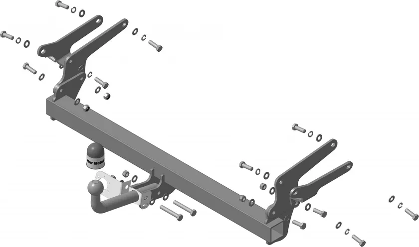 Фаркоп Мотодор для Toyota RAV-4 V 2018-2025. Артикул 92518-A Фаркоп Мотодор для Toyota RAV-4 V 2018-2025. Артикул 92518-A