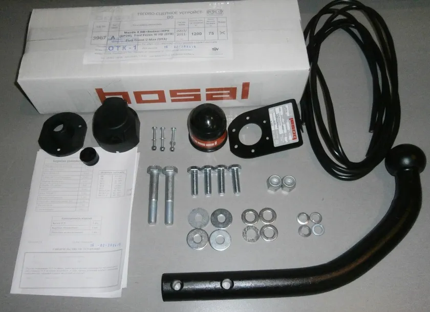 Фаркоп Oris (ранее Bosal) для Mazda 3 I HB, Sedan, MPS 2003-2009. Артикул 3967-A Фаркоп Oris (ранее Bosal) для Mazda 3 I HB, Sedan, MPS 2003-2009. Артикул 3967-A