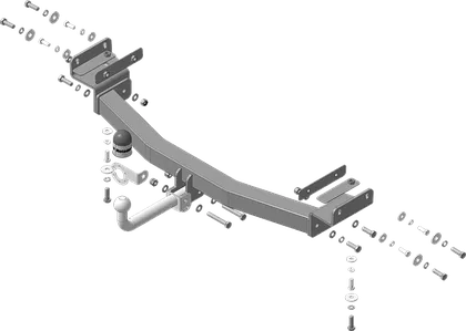 Фаркоп Мотодор для Hyundai Tucson IV 2020-2025. Артикул 90916-A Фаркоп Мотодор для Hyundai Tucson IV 2020-2025. Артикул 90916-A