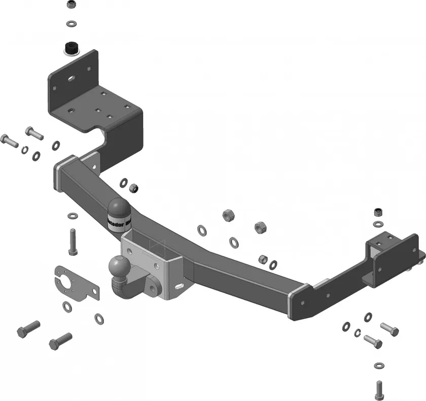 Фаркоп Мотодор для Mitsubishi Pajero Sport II 2008-2016. Фланцевое крепление. Артикул 91311-F Фаркоп Мотодор для Mitsubishi Pajero Sport II 2008-2016. Фланцевое крепление. Артикул 91311-F