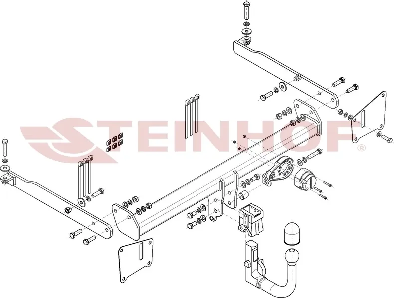 Фаркоп Steinhof для Audi A6 C8 седан, универсал (кроме Allroad) 2018-2025. Быстросъемный крюк. Артикул A-114 Фаркоп Steinhof для Audi A6 C8 седан, универсал (кроме Allroad) 2018-2025. Быстросъемный крюк. Артикул A-114