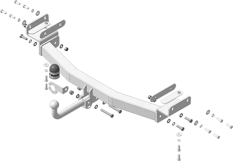 Фаркоп Мотодор оцинкованный для Hyundai Tucson IV 2020-2025. Артикул 90919-A Фаркоп Мотодор оцинкованный для Hyundai Tucson IV 2020-2025. Артикул 90919-A