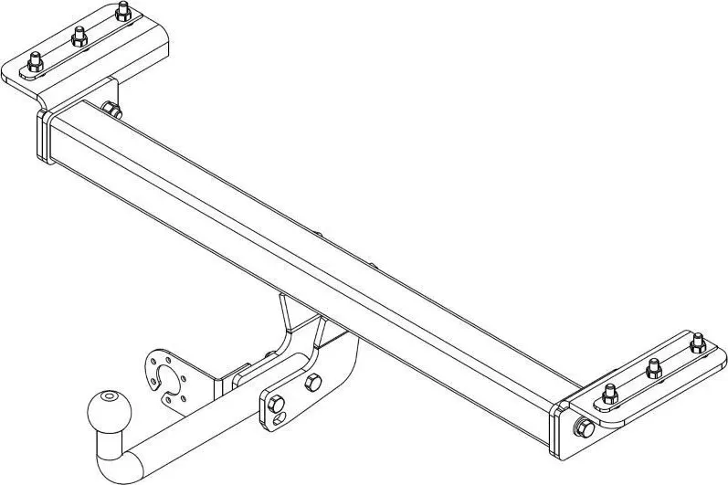 Фаркоп AvtoS для Chery Tiggo 7 Pro 2020-2025. Артикул CE 04