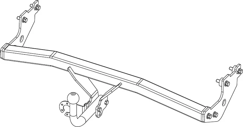 Фаркоп AvtoS для Hyundai Getz (хетчбек 3/5 дверей) рестайлинг 2005-2011. Артикул HY 16 Фаркоп AvtoS для Hyundai Getz (хетчбек 3/5 дверей) рестайлинг 2005-2011. Артикул HY 16