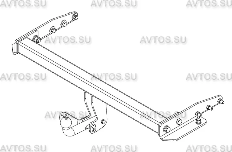 Фаркоп AvtoS для Jeep Grand Cherokee WK2 рестайлинг 2013-2025 кроме SRT. Артикул JW 03 Фаркоп AvtoS для Jeep Grand Cherokee WK2 рестайлинг 2013-2025 кроме SRT. Артикул JW 03