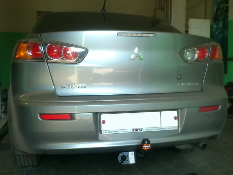 Фаркоп AvtoS для Mitsubishi Lancer 10 седан 2007-2012. Артикул MI 19