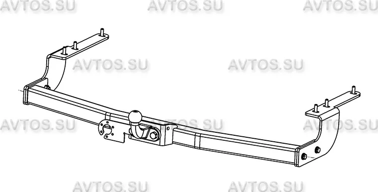 Фаркоп AvtoS для Toyota Highlander II 2010-2013. Артикул TY 38 Фаркоп AvtoS для Toyota Highlander II 2010-2013. Артикул TY 38