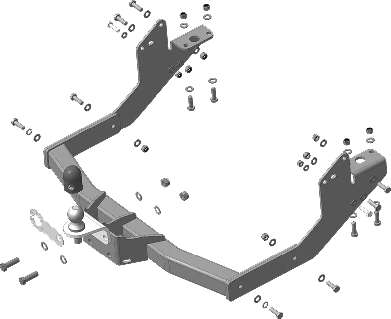 Фаркоп Мотодор для ГАЗ Gazelle Next 2013-2025. Оцинкованный шар. Артикул G101FE Фаркоп Мотодор для ГАЗ Gazelle Next 2013-2025. Оцинкованный шар. Артикул G101FE
