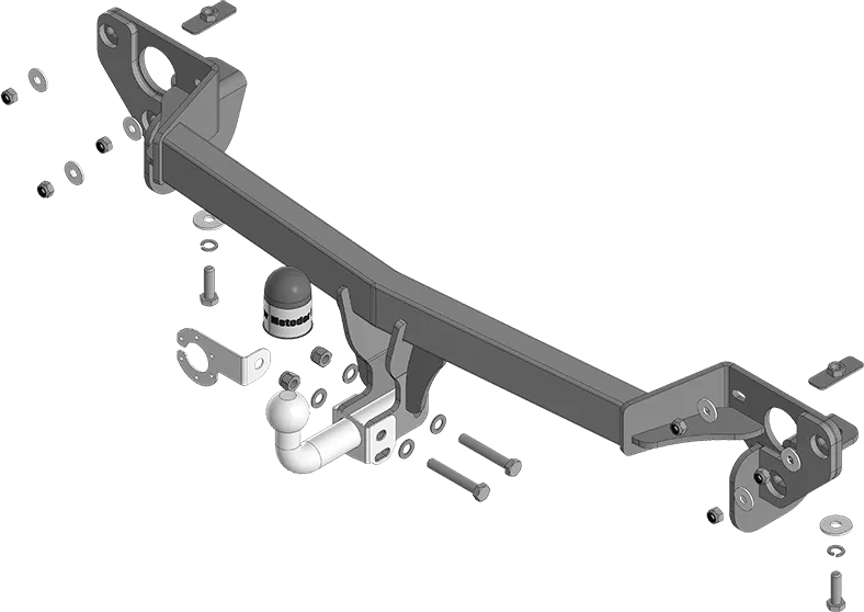 Фаркоп Мотодор для GAC GS8 II 2023-2025 (СНТ). Артикул 97801-A Фаркоп Мотодор для GAC GS8 II 2023-2025 (СНТ). Артикул 97801-A