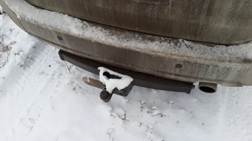 Фаркоп Лидер-Плюс для Toyota Fortuner I 2005-2015. Фланцевое крепление. Артикул T122-FC