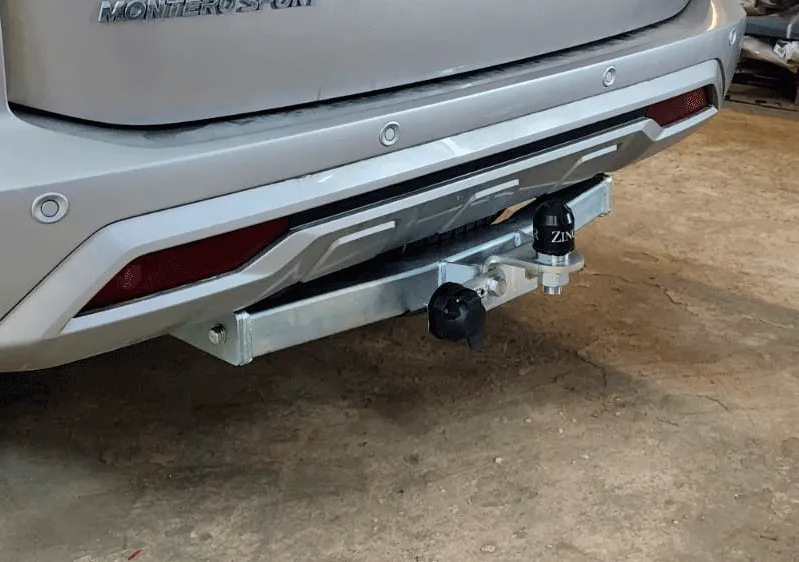 Фаркоп ZincaR оцинкованный для Mitsubishi Montero Sport III рестайлинг 2021-2025. Оцинкованный шар. Артикул ZM302FE