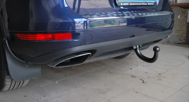 Фаркоп Steinhof для Volkswagen Touareg I 2002-2010 (кроме версии с запасным колесом на задней двери). Быстросъемный крюк. Артикул A-093 Фаркоп Steinhof для Volkswagen Touareg I 2002-2010 (кроме версии с запасным колесом на задней двери). Быстросъемный крюк. Артикул A-093