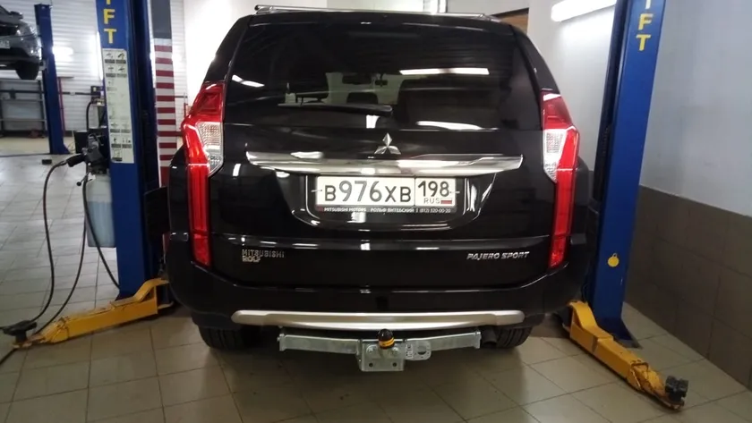 Фаркоп Мотодор для Mitsubishi Pajero Sport II 2008-2016. Фланцевое крепление. Артикул 91311-F Фаркоп Мотодор для Mitsubishi Pajero Sport II 2008-2016. Фланцевое крепление. Артикул 91311-F