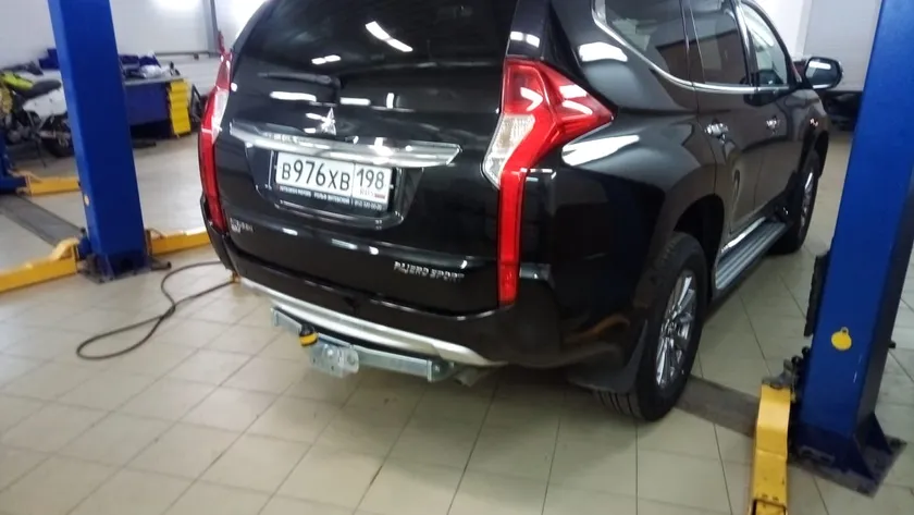 Фаркоп Мотодор для Mitsubishi Pajero Sport II 2008-2016. Фланцевое крепление. Артикул 91311-F Фаркоп Мотодор для Mitsubishi Pajero Sport II 2008-2016. Фланцевое крепление. Артикул 91311-F