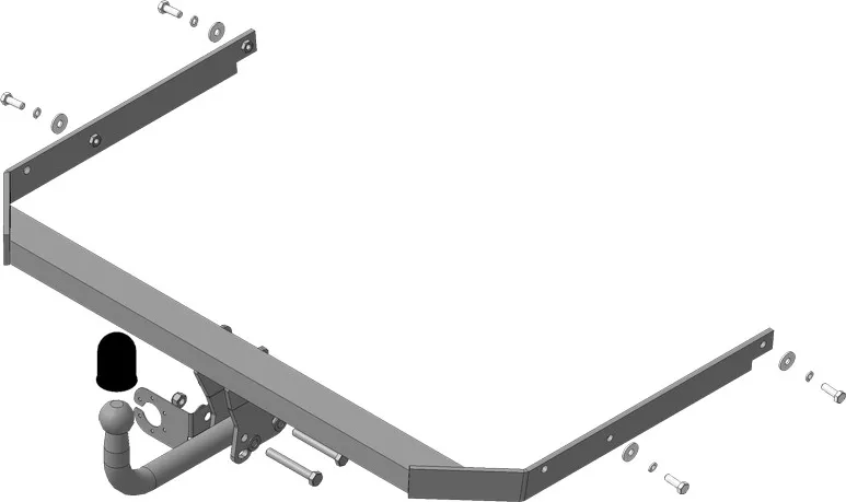 Фаркоп Мотодор для Ford Focus II седан 2004-2011. Артикул 90701-A Фаркоп Мотодор для Ford Focus II седан 2004-2011. Артикул 90701-A