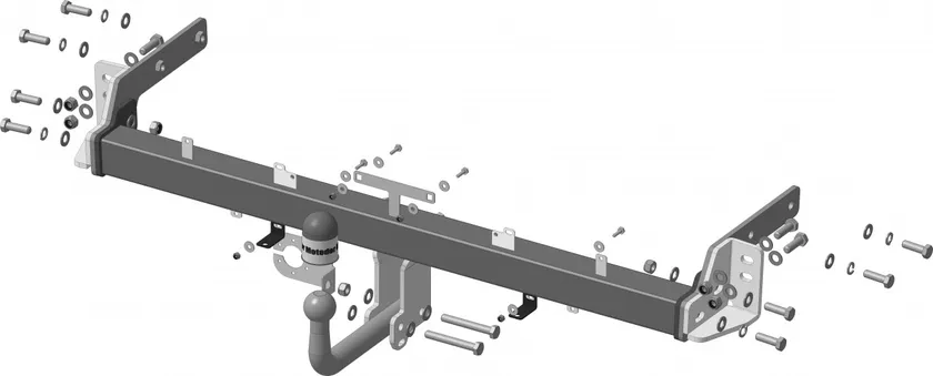 Фаркоп Мотодор для Hyundai Tucson III (V-1.6, 2.0) 2018-2021. Артикул 90909-A