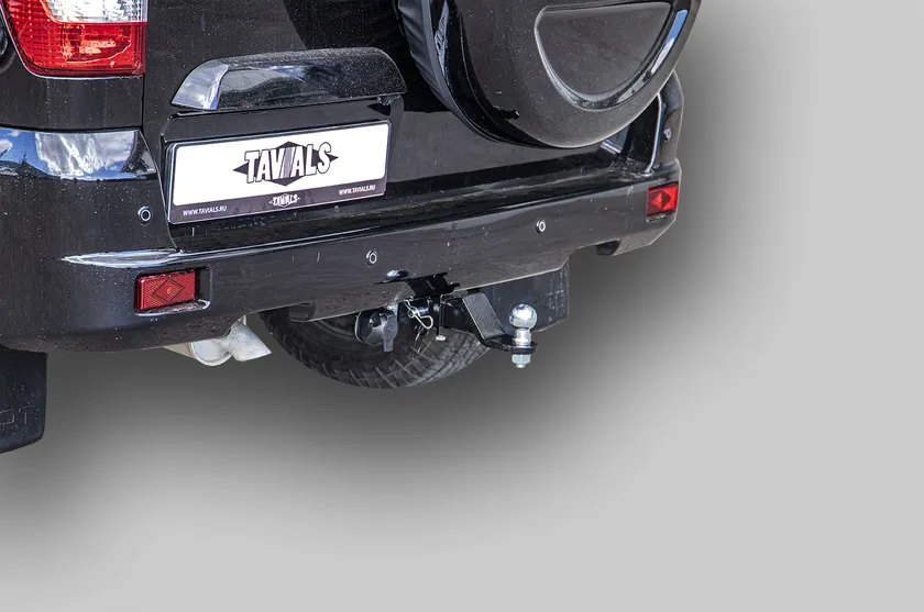 Фаркоп Tavials (Лидер-Плюс) под американский квадрат для УАЗ Патриот I (3163) 2005-2014. Артикул T-UAZ-04E Фаркоп Tavials (Лидер-Плюс) под американский квадрат для УАЗ Патриот I (3163) 2005-2014. Артикул T-UAZ-04E