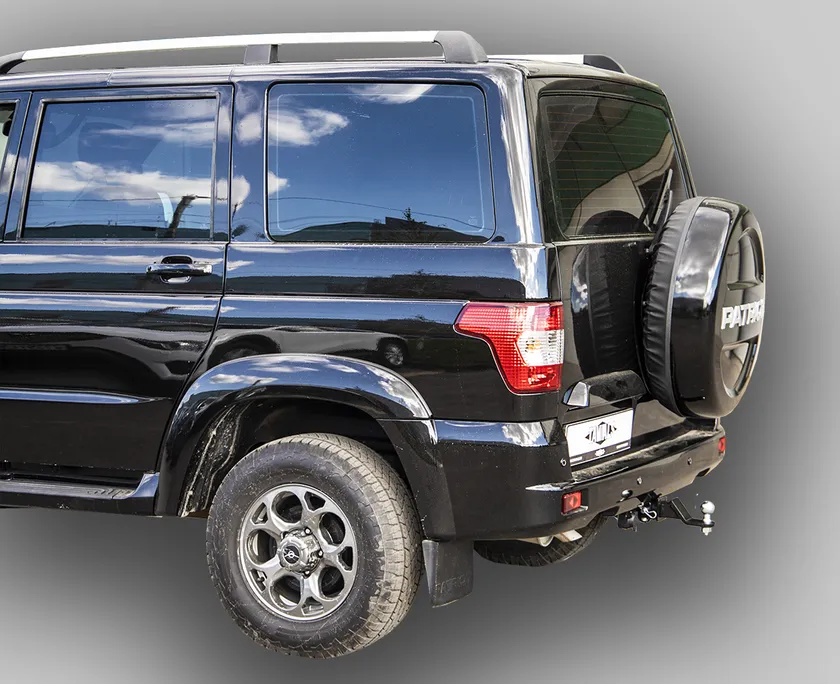 Фаркоп Tavials (Лидер-Плюс) под американский квадрат для УАЗ Патриот I (3163) 2005-2014. Артикул T-UAZ-04E Фаркоп Tavials (Лидер-Плюс) под американский квадрат для УАЗ Патриот I (3163) 2005-2014. Артикул T-UAZ-04E